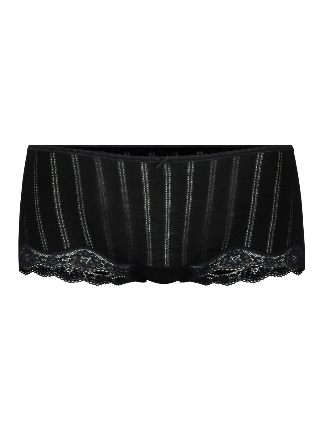 Damen - Panty, low cut aus Baumwolle in Schwarz, Spitze aus Serie Etude Toujours von CALIDA