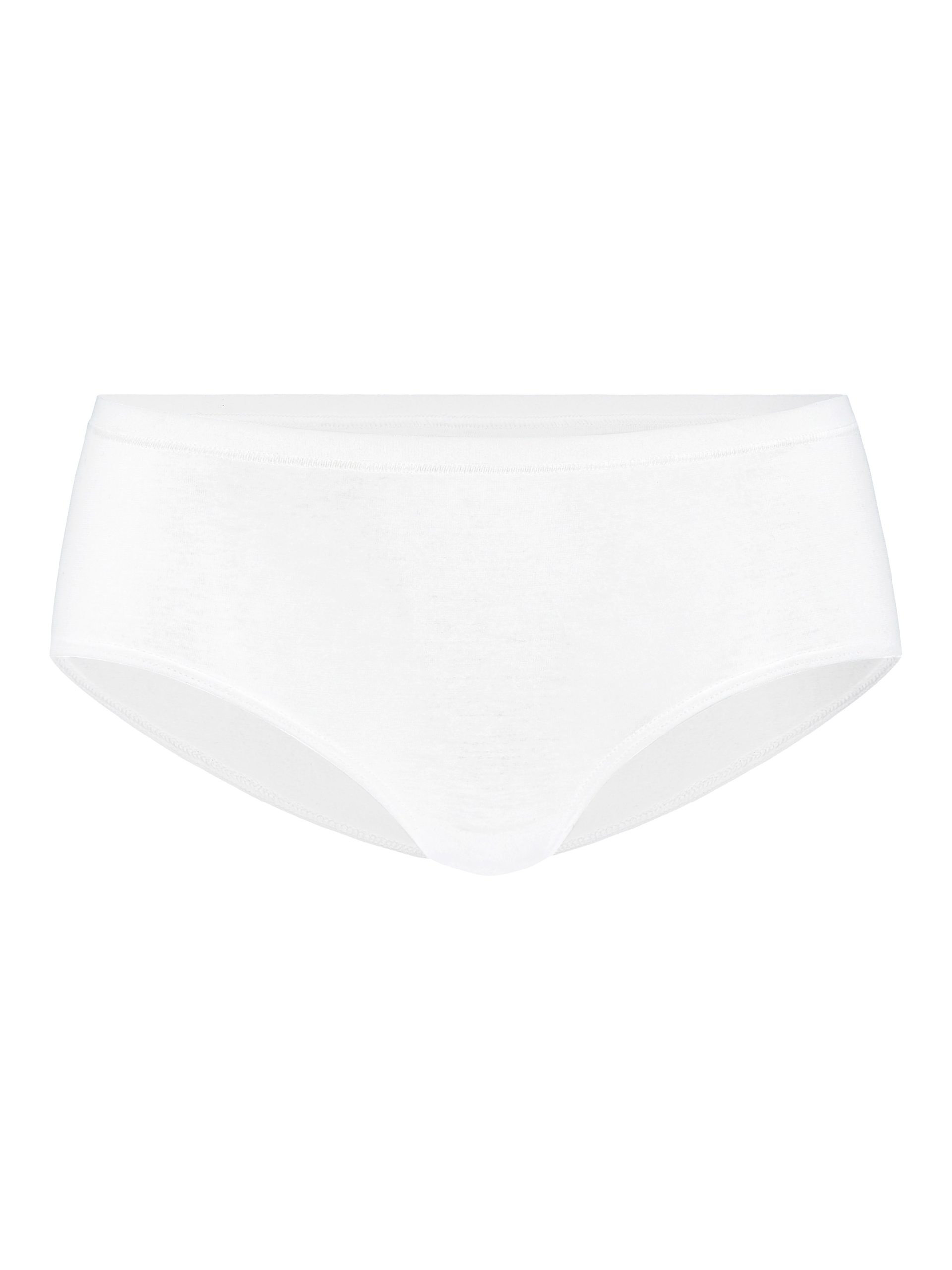 Damen - Panty, low cut aus Baumwolle in Weiß, Einfarbig aus Serie Natural Comfort von CALIDA