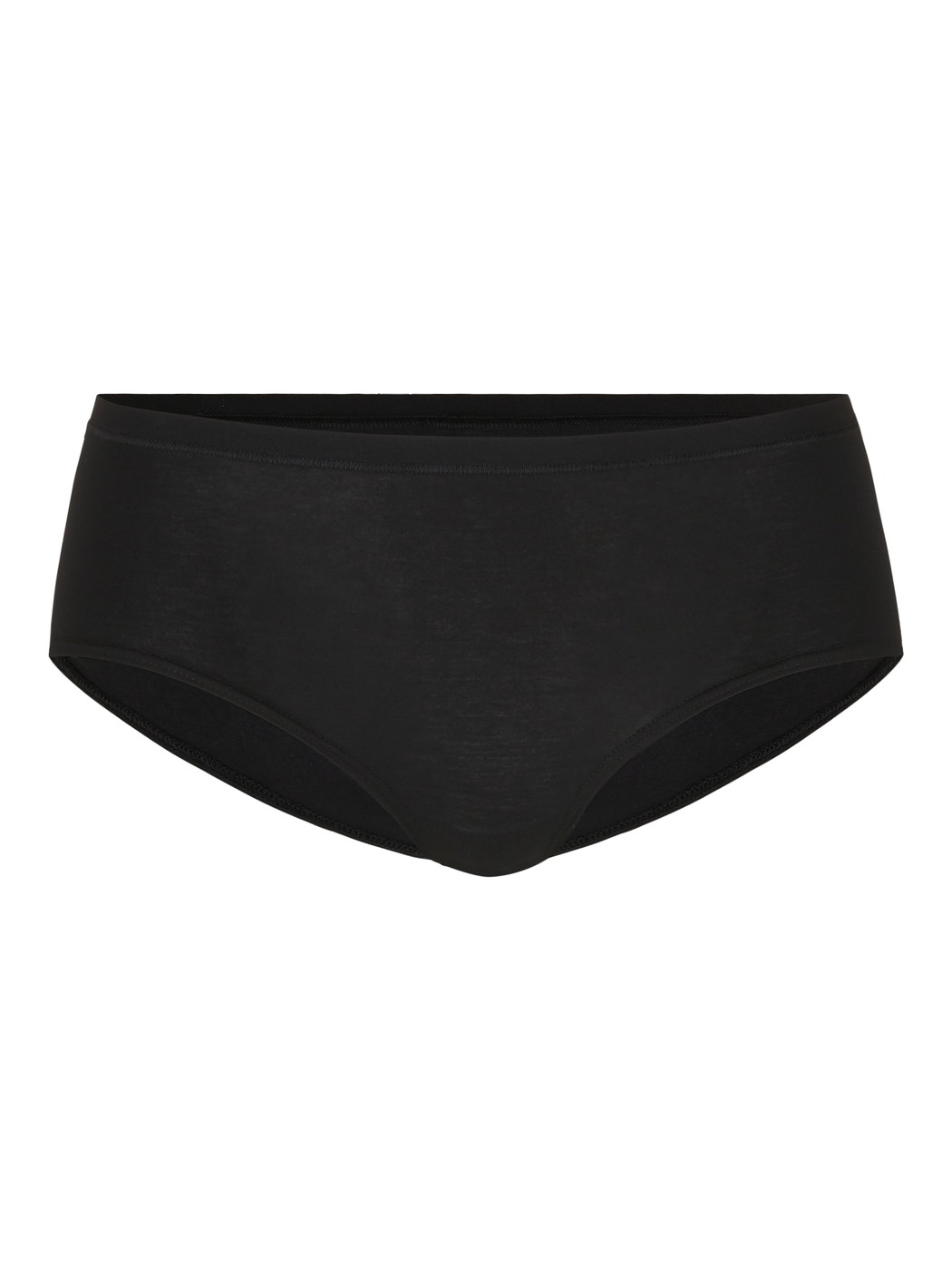 Femme - Panty, taille basse en Coton de couleur Noir, Unicolore, de la série Natural Comfort de CALIDA