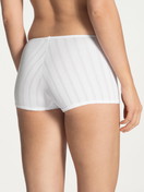 Le mannequin Femme porte le/la Panty taille haute en Coton de couleur Blanc, Dentelle, de la série Etude Toujours de CALIDA, Vue arrière