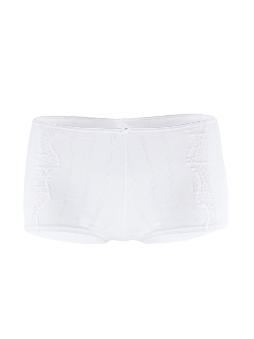 Femme - Panty taille haute en Coton de couleur Blanc, Dentelle, de la série Etude Toujours de CALIDA
