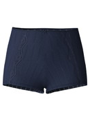 Femme - Panty taille haute en Coton de couleur Bleu, Dentelle, de la série Etude Toujours de CALIDA