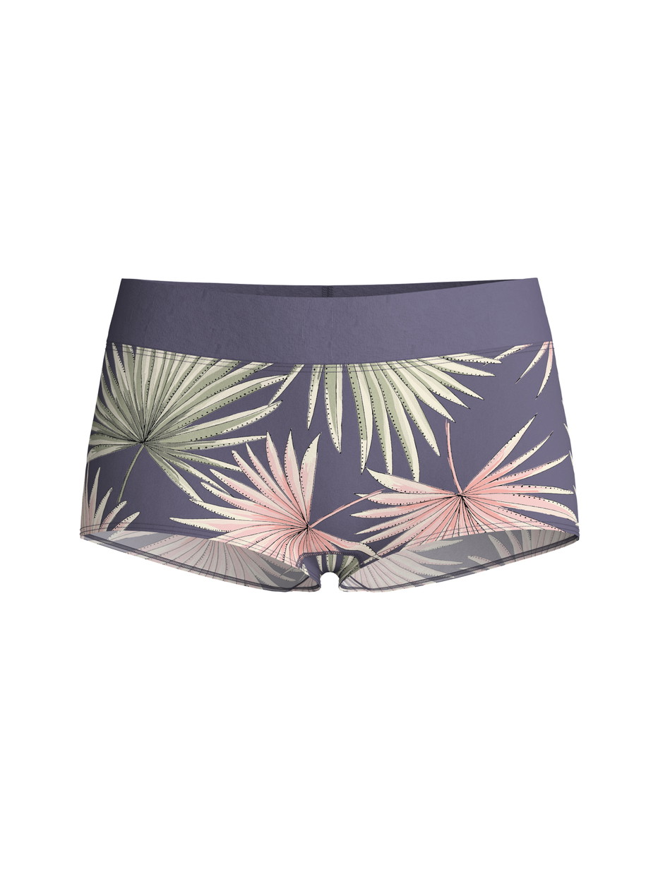 Damen - Panty, regular cut aus Baumwolle in Grau, Floral aus Serie Elastic Trend von CALIDA