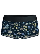 Damen - Panty, regular cut aus Baumwolle in Schwarz, Floral aus Serie Elastic Trend von CALIDA
