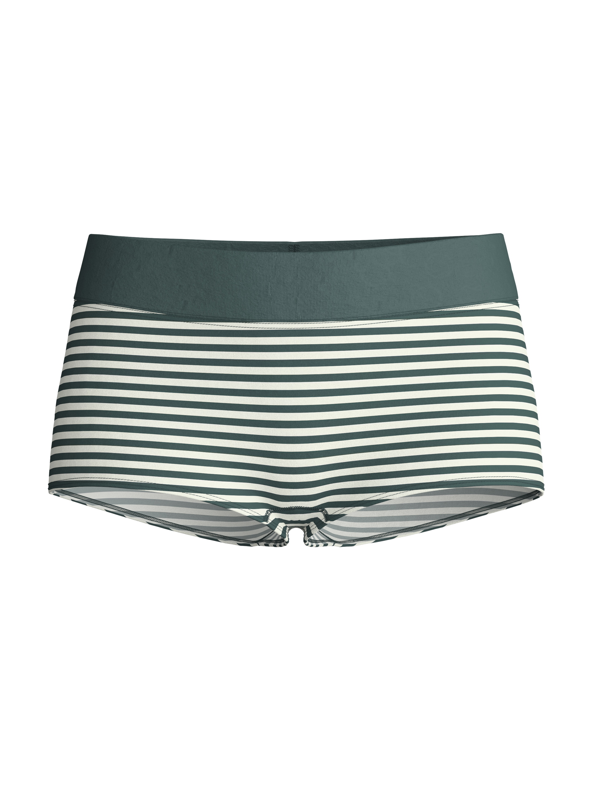 Damen - Panty, regular cut aus Baumwolle in Grün, Gestreift aus Serie Elastic Special von CALIDA