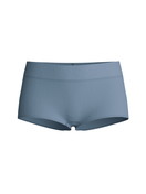 Femme - Panty taille haute en Coton de couleur Gris, Unicolore, de la série Elastic de CALIDA