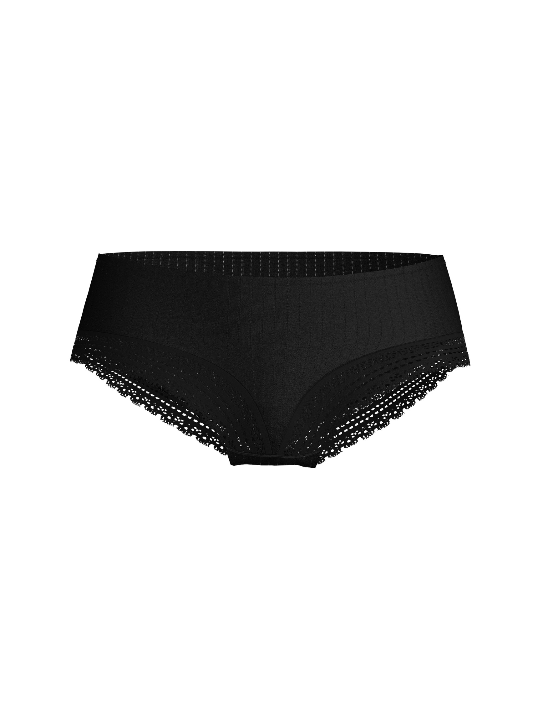 Femme - Panty en Modal de couleur Noir, Unicolore, de la série Etude Ajours de CALIDA