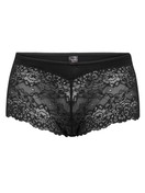 Damen - Panty, regular cut aus Baumwolle in Schwarz, Spitze aus Serie Sensual Secrets von CALIDA