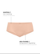 Le mannequin Femme porte le/la Panty en Modal de couleur Beige, Unicolore, de la série Natural Skin de CALIDA, Image supplémentaire