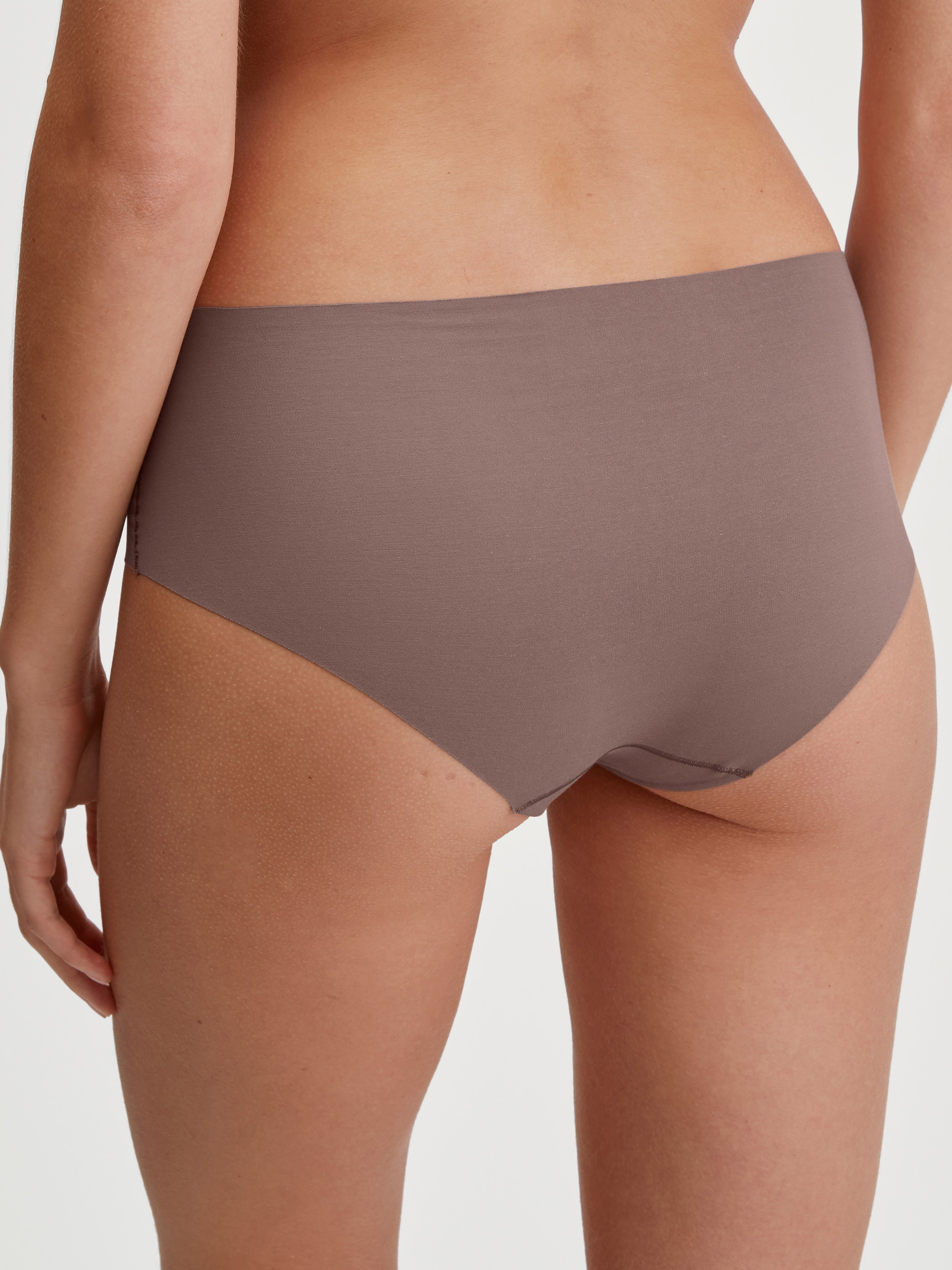 Femme - Panty en Modal de couleur Marron, Unicolore, de la série Natural Skin de CALIDA, Signature