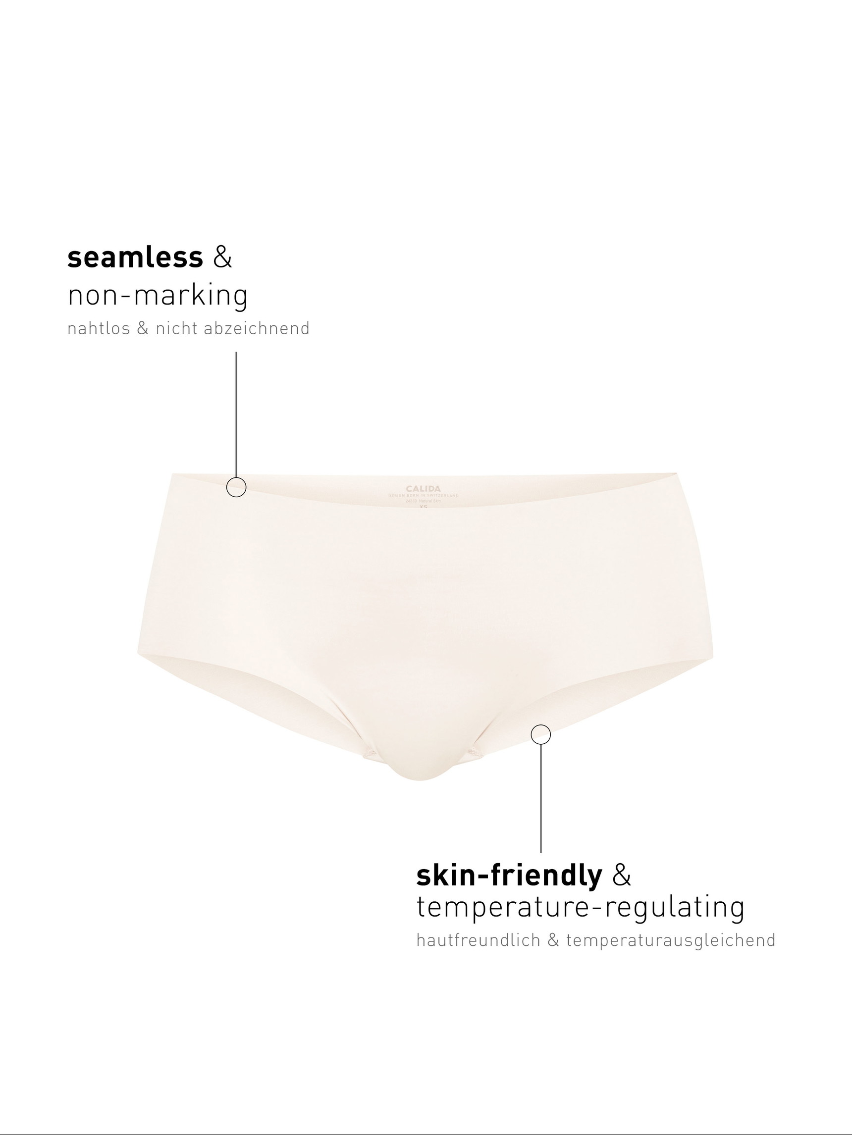 Women - Panty made of Modal in White, Unicoloured, from the Natural Skin series by CALIDA