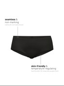 Femme - Panty en Modal de couleur Noir, Unicolore, de la série Natural Skin de CALIDA