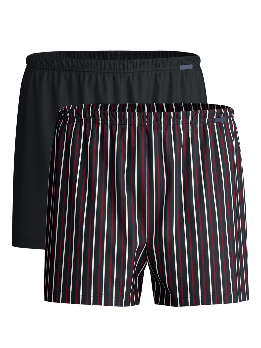 Multipack Uomo - Boxershorts, set da 2 in 100% cotone di colore Nero, A righe, della serie Cotton Special di CALIDA