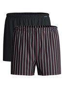 Multipack Uomo - Boxershorts, set da 2 in 100% cotone di colore Nero, A righe, della serie Cotton Special di CALIDA