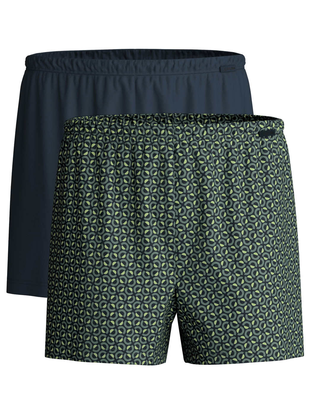 Multipack Uomo - Boxershorts, set da 2 in 100% cotone di colore Verde, Modello, della serie Cotton Special di CALIDA