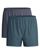Herren - Boxershorts, 2er-Pack aus 100% Baumwolle in Schwarz, Gemustert aus Serie Cotton Special von CALIDA