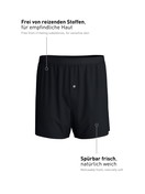 Homme - Boxer short en TENCEL™ de couleur Noir, Unicolore, de la série Natural Cooling de CALIDA