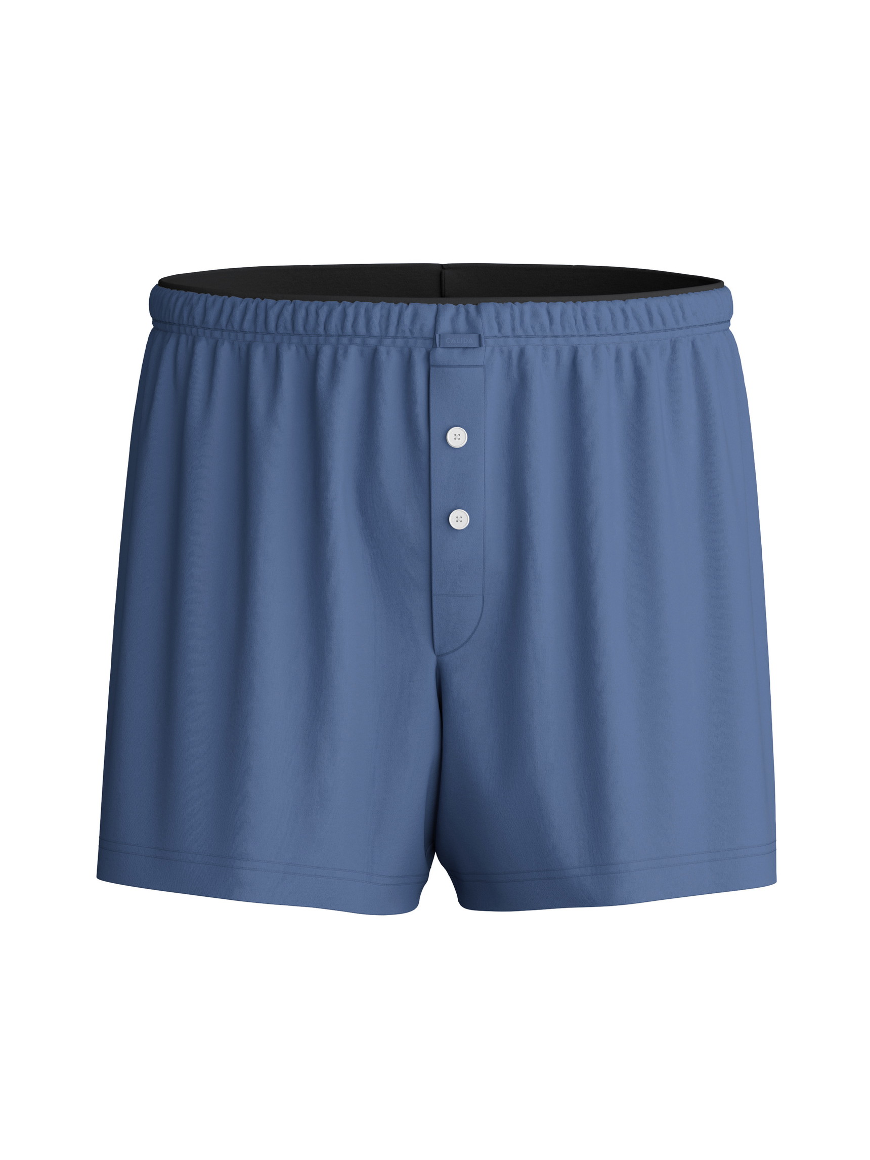 Herren - Boxershorts aus 100% Baumwolle in Blau, Einfarbig aus Serie Cotton Choice von CALIDA