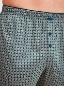 Men model is wearing Boxer shorts made of 100% Cotton in Beige, Patterned from the Cotton Choice series by CALIDA, Detail