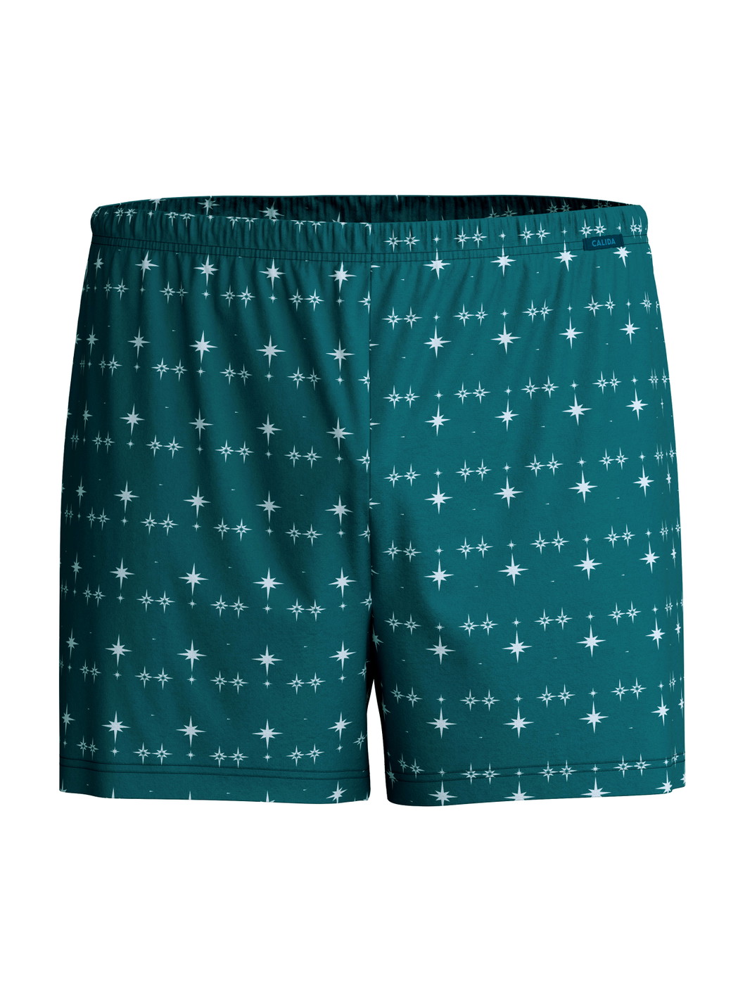 Men - Boxer shorts made of 100% Cotton in Turquoise, Patterned, from the Prints series by CALIDA