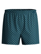 Uomo - Boxer short in 100% cotone di colore Turchese, Modello, della serie Prints di CALIDA