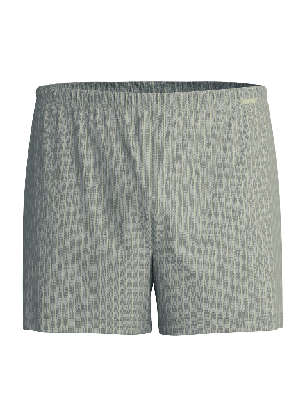 Men - Boxer shorts made of 100% Cotton in Green, Striped, from the Prints series by CALIDA