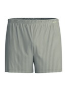 Men - Boxer shorts made of 100% Cotton in Green, Striped, from the Prints series by CALIDA