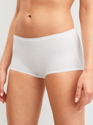 Le mannequin Femme porte le/la Culotte shorty, lot de 3 en Polyamide de couleur Marron, Unicolore, de la série Eco Sense Special de CALIDA, Image supplémentaire