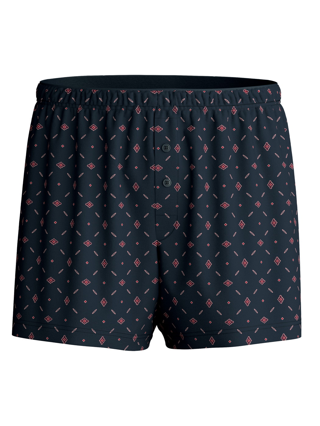 Uomo - Boxer con patta in 100% cotone di colore Blu, Modello, della serie Selected Cotton di CALIDA