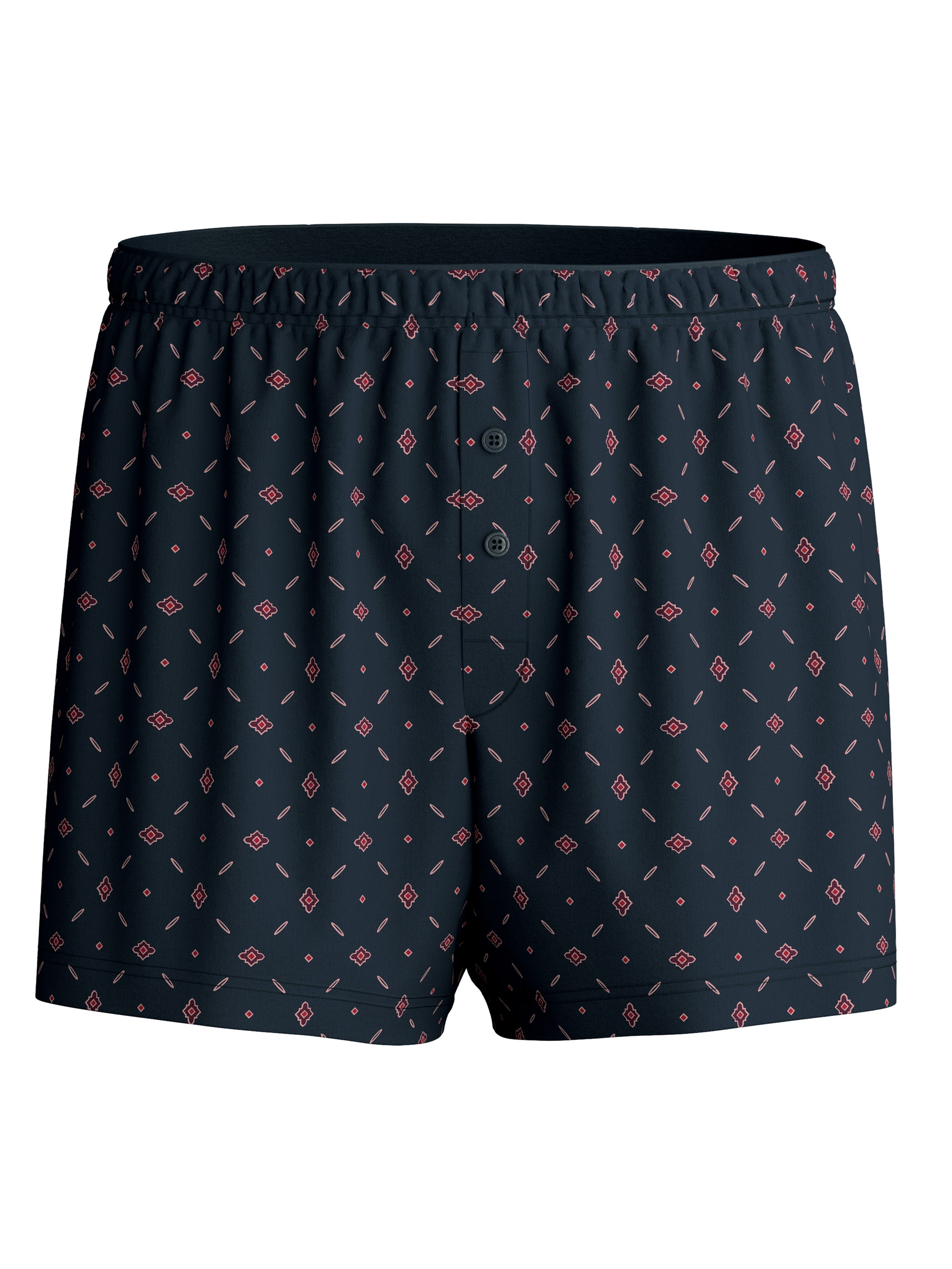 Uomo - Boxer con patta in 100% cotone di colore Blu, Modello, della serie Selected Cotton di CALIDA