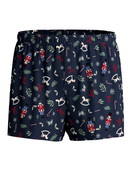 Herren - Boxershorts aus 100% Baumwolle in Blau, Gemustert aus Serie Family & Friends von CALIDA