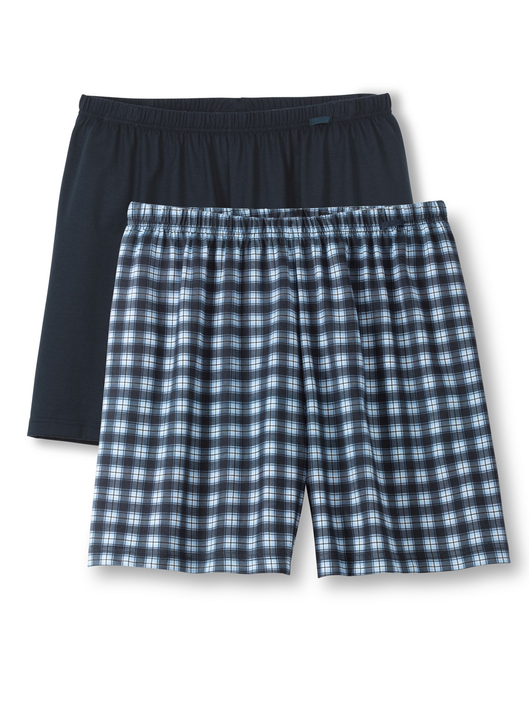 Multipack Uomo - Boxershorts, set da 2 in 100% cotone di colore Blu, A scacchi, della serie Prints Benefit di CALIDA