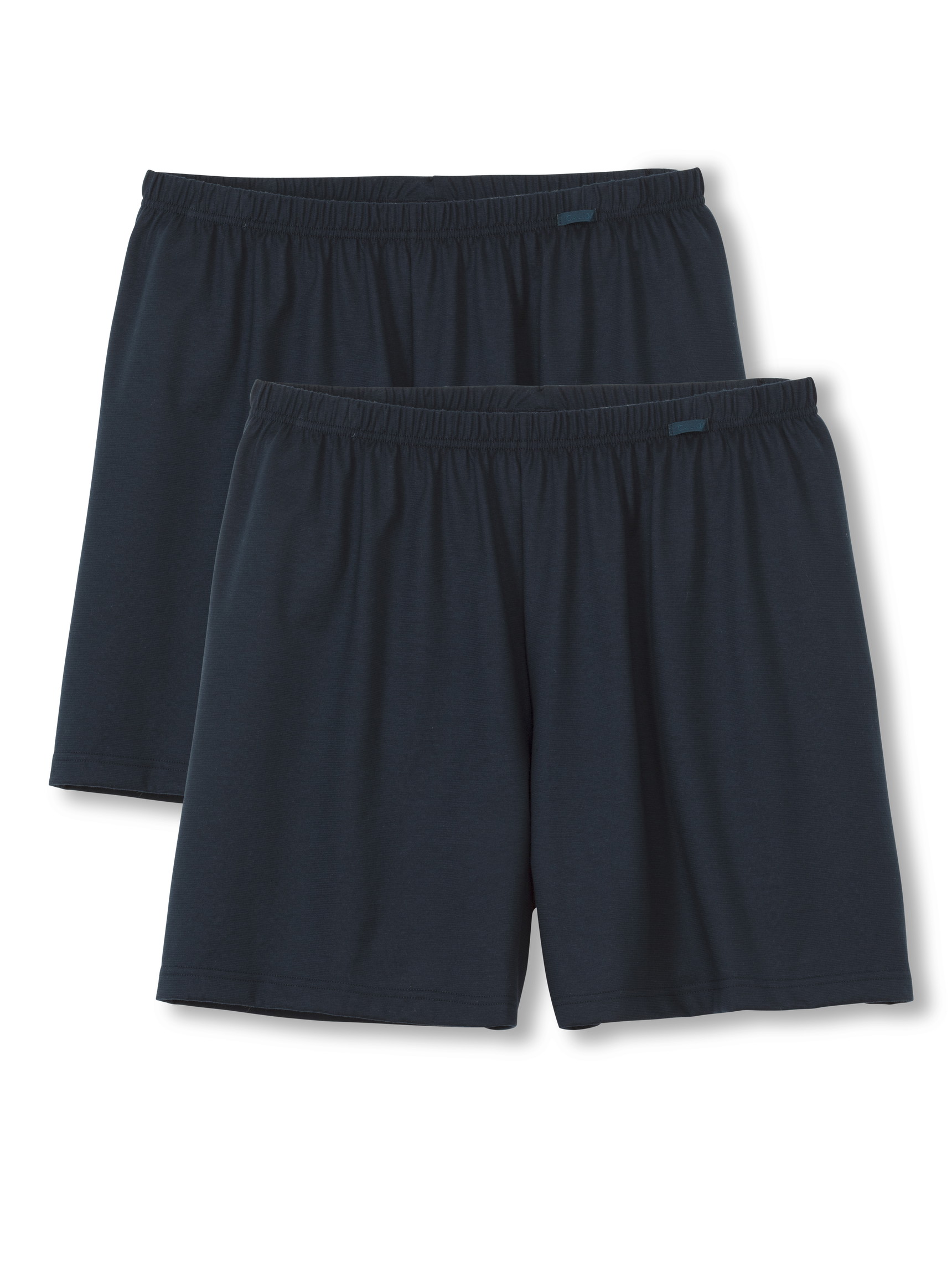 Multipack Uomo - Boxershorts, set da 2 in 100% cotone di colore Blu, Tinta unita, della serie Prints Benefit di CALIDA