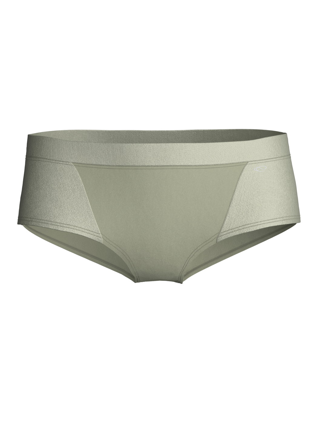 Femme - Panty, taille basse en Coton de couleur Vert, Unicolore, de la série Cate de CALIDA