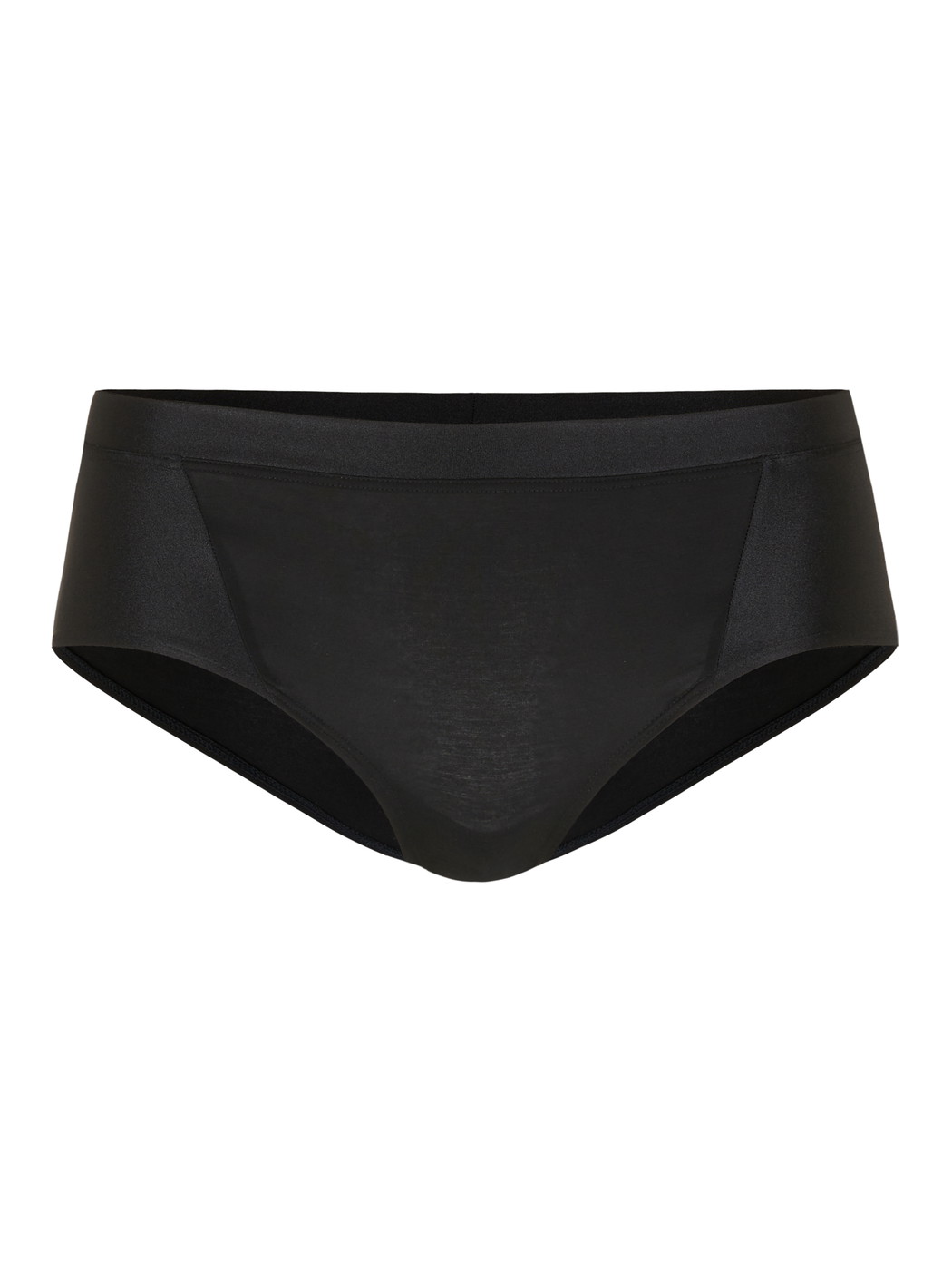 Femme - Panty, taille basse en Coton de couleur Noir, Unicolore, de la série Cate de CALIDA