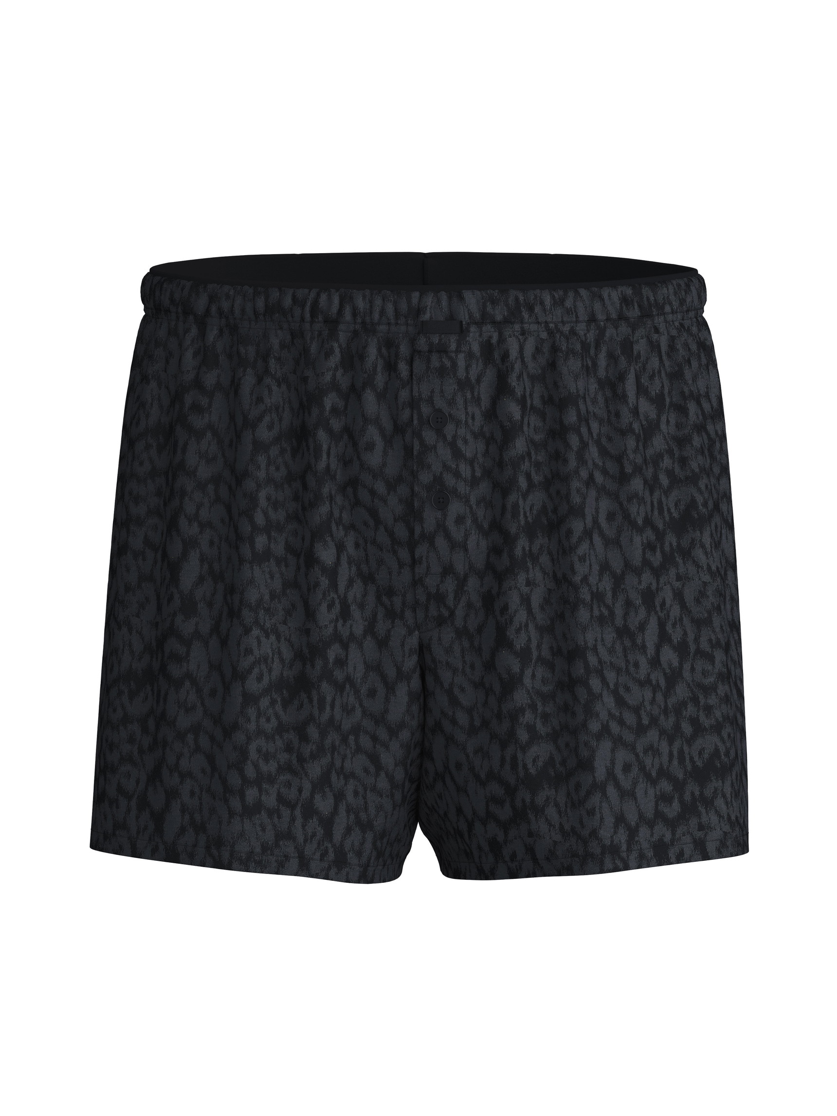 Herren - Boxershorts mit Eingriff aus Viskose in Schwarz, Gemustert aus Serie Woven Jacquard von CALIDA