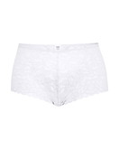 Women - Shorty regular cut made of Swiss+Cotton in White, Lace, from the Natural Comfort Lace series by CALIDA