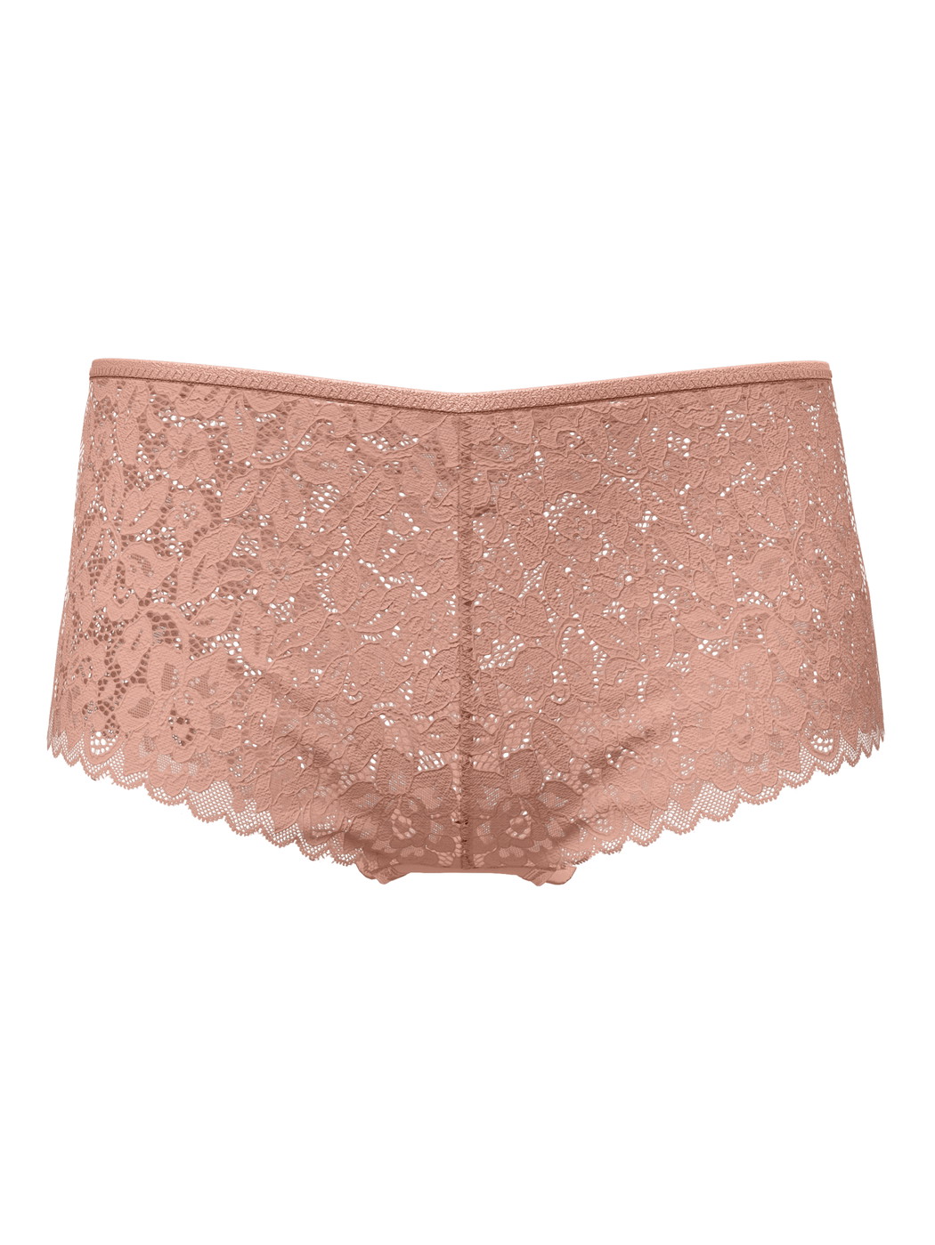 Women - Shorty regular cut made of Polyamide in Brown, Lace, from the Natural Comfort Lace series by CALIDA