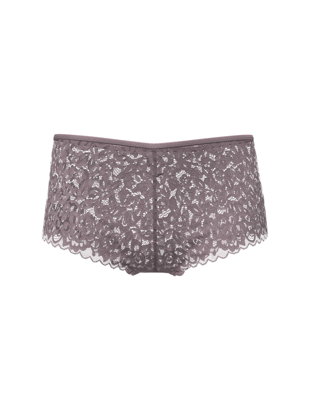 Women - Shorty regular cut made of Polyamide in Brown, Lace, from the Natural Comfort Lace series by CALIDA