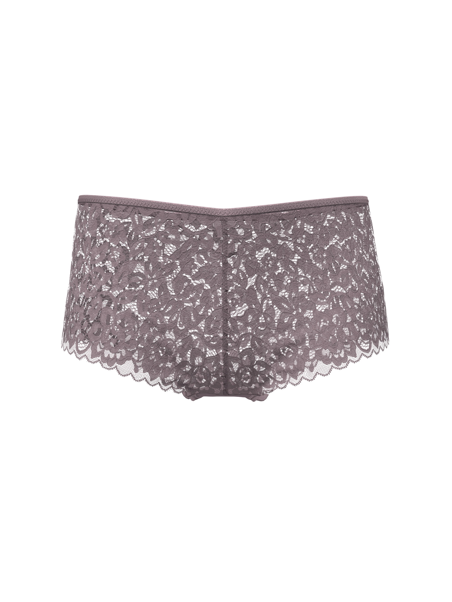 Women - Shorty regular cut made of Polyamide in Brown, Lace, from the Natural Comfort Lace series by CALIDA