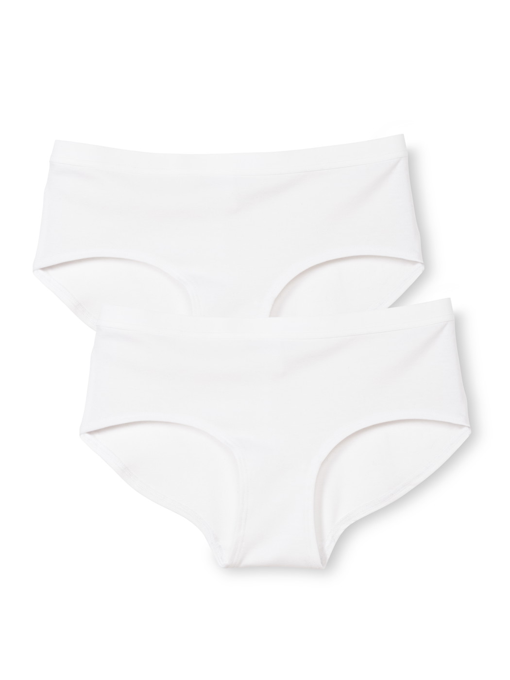Multipack Women - Panty Low Cut, 2-Pack made of Cotton in White, Unicoloured, from the Benefit Women series by CALIDA