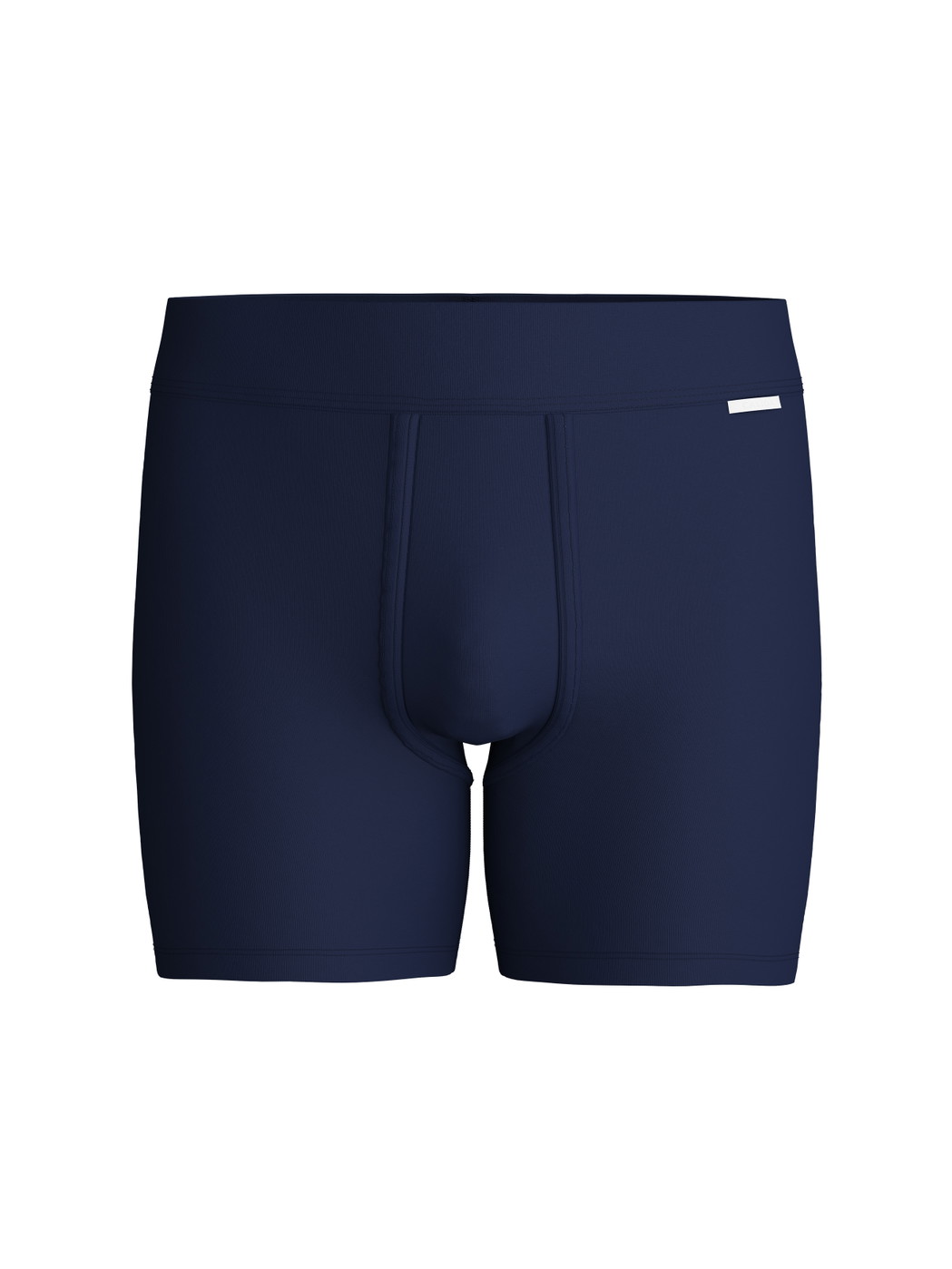 Men - Classic boxer brief with fly made of 100% Cotton in Blue, Unicoloured, from the Cotton 1:1 series by CALIDA
