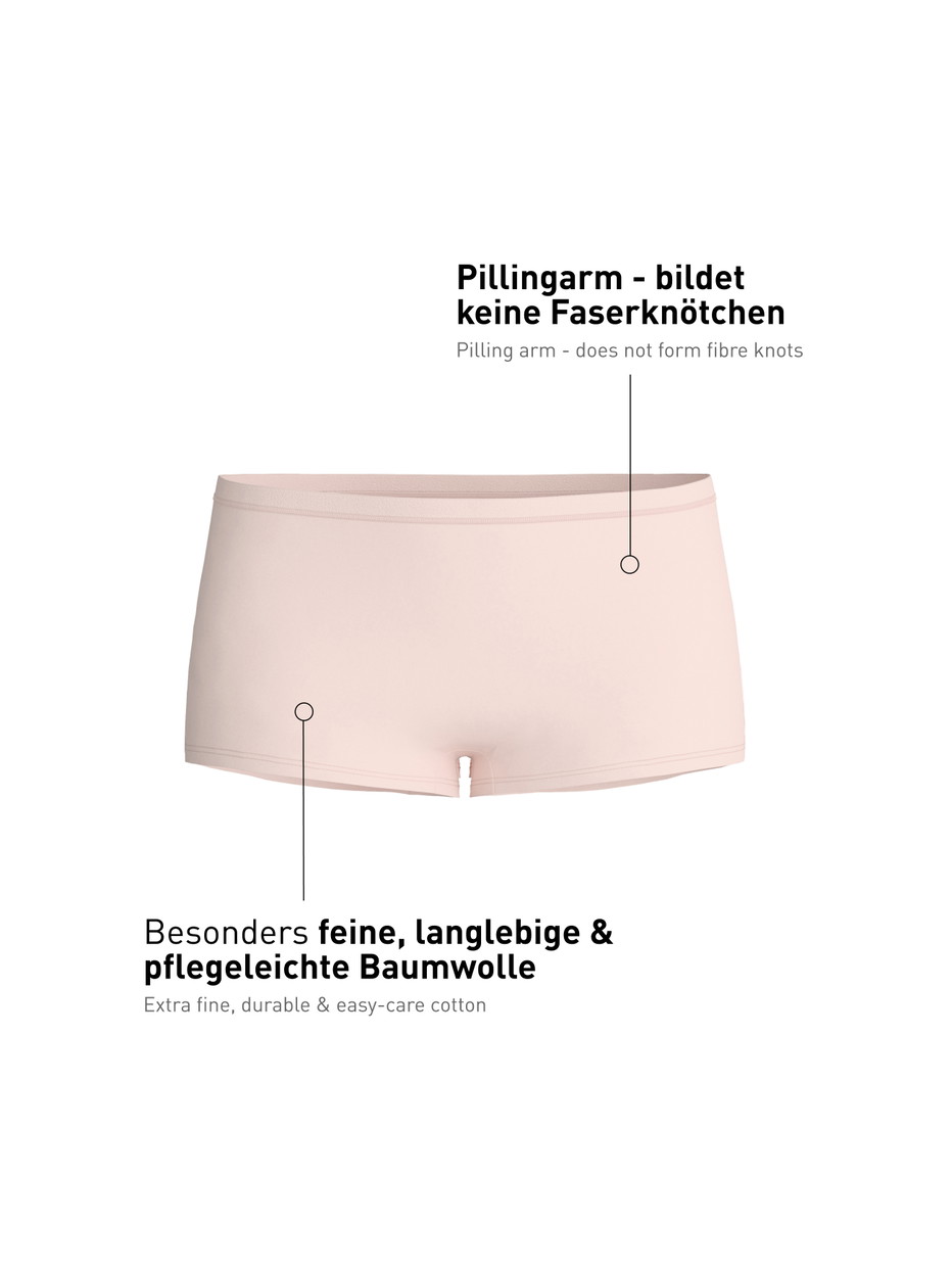 Damen - Panty, regular cut aus Baumwolle in Rosa, Einfarbig aus Serie Natural Comfort von CALIDA