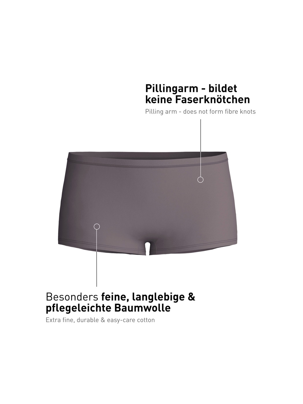 Damen - Panty, regular cut aus Baumwolle in Braun, Einfarbig aus Serie Natural Comfort von CALIDA