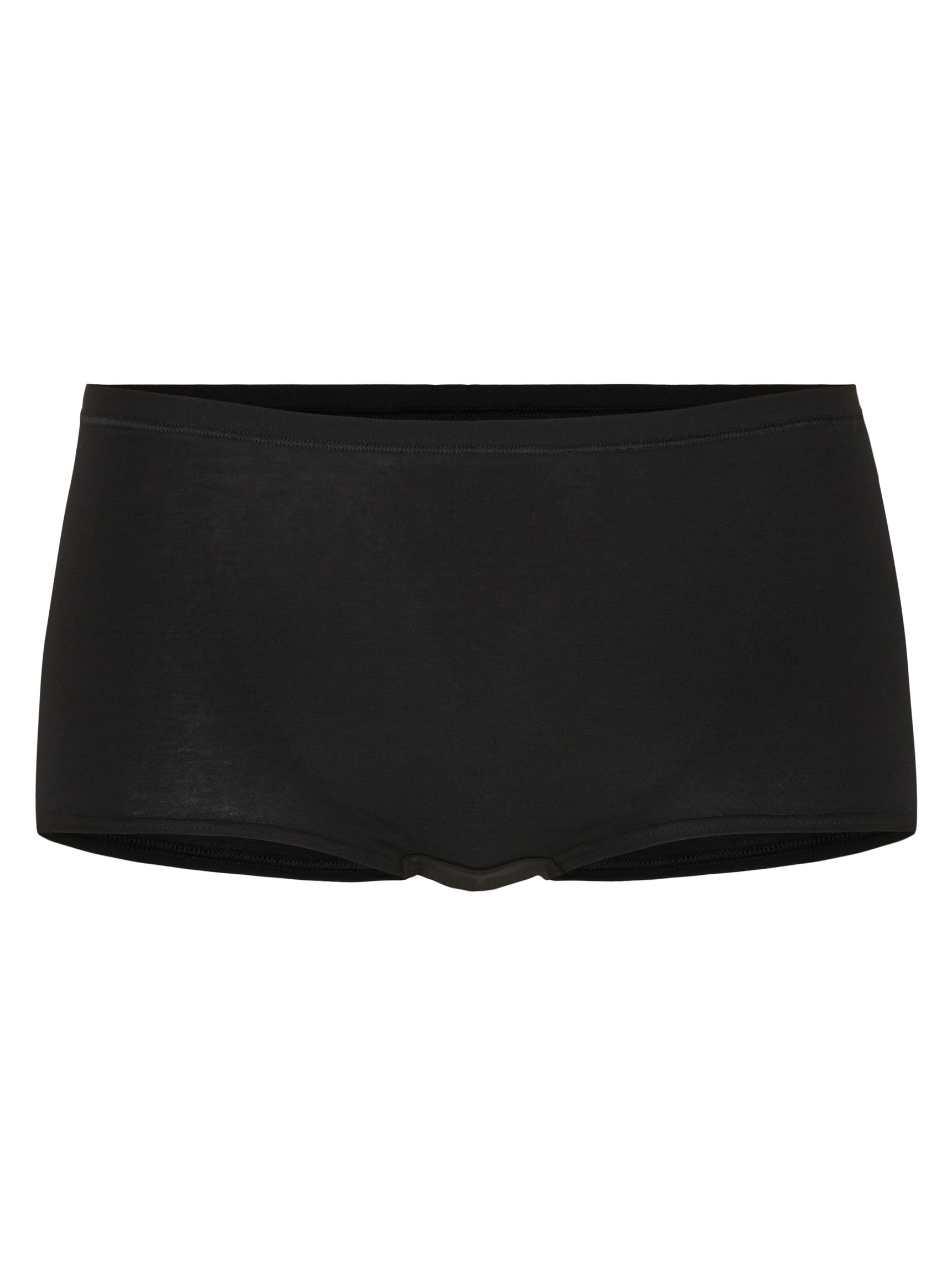Women - Shorty regular cut made of Cotton in Black, Unicoloured, from the Natural Comfort series by CALIDA