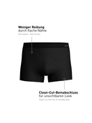 Herren - Boxer Brief aus Polyamid in Schwarz, Einfarbig aus Serie Micro Invisible von CALIDA