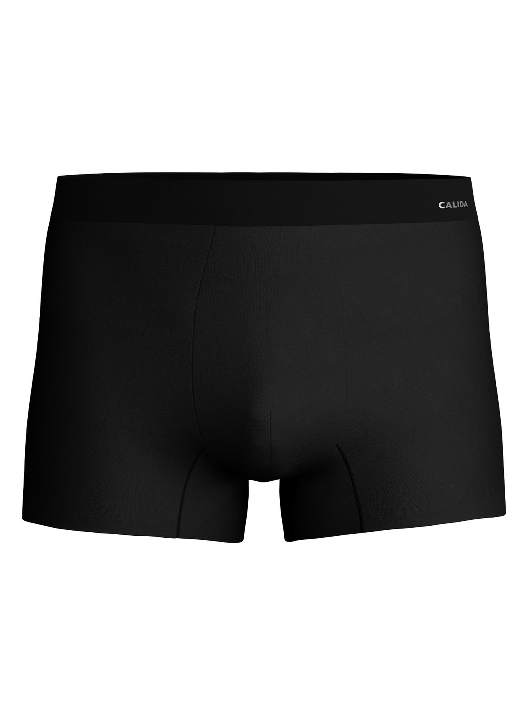 Herren - Boxer Brief aus Polyamid in Schwarz, Einfarbig aus Serie Micro Invisible von CALIDA