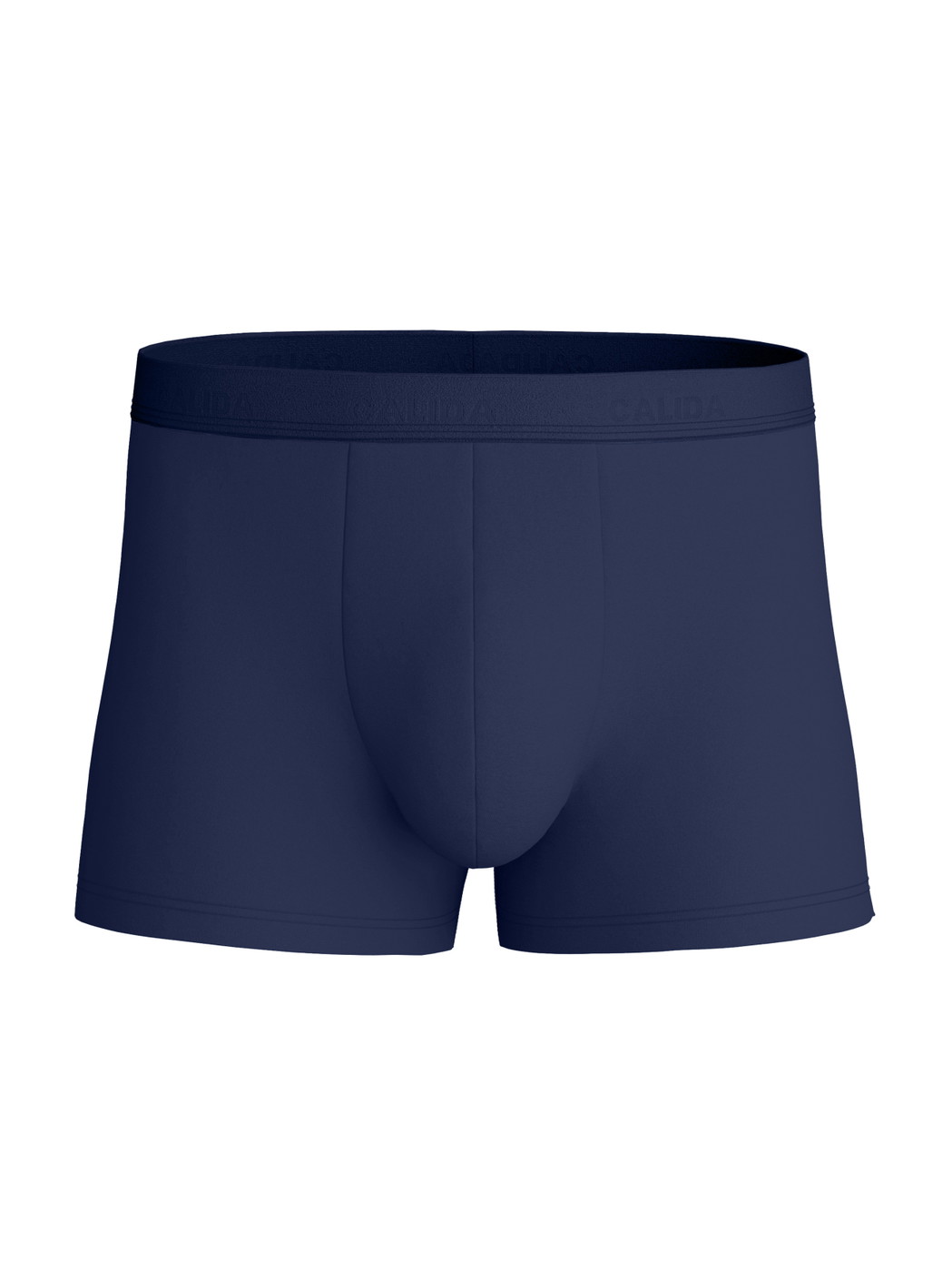 Herren - Boxer Brief aus Lyocell in Blau, Einfarbig aus Serie Natural Cooling von CALIDA