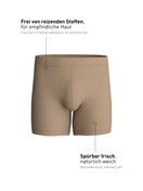 Herren - Boxer Brief mit langem Bein aus TENCEL™ in Beige, Einfarbig aus Serie Natural Cooling von CALIDA