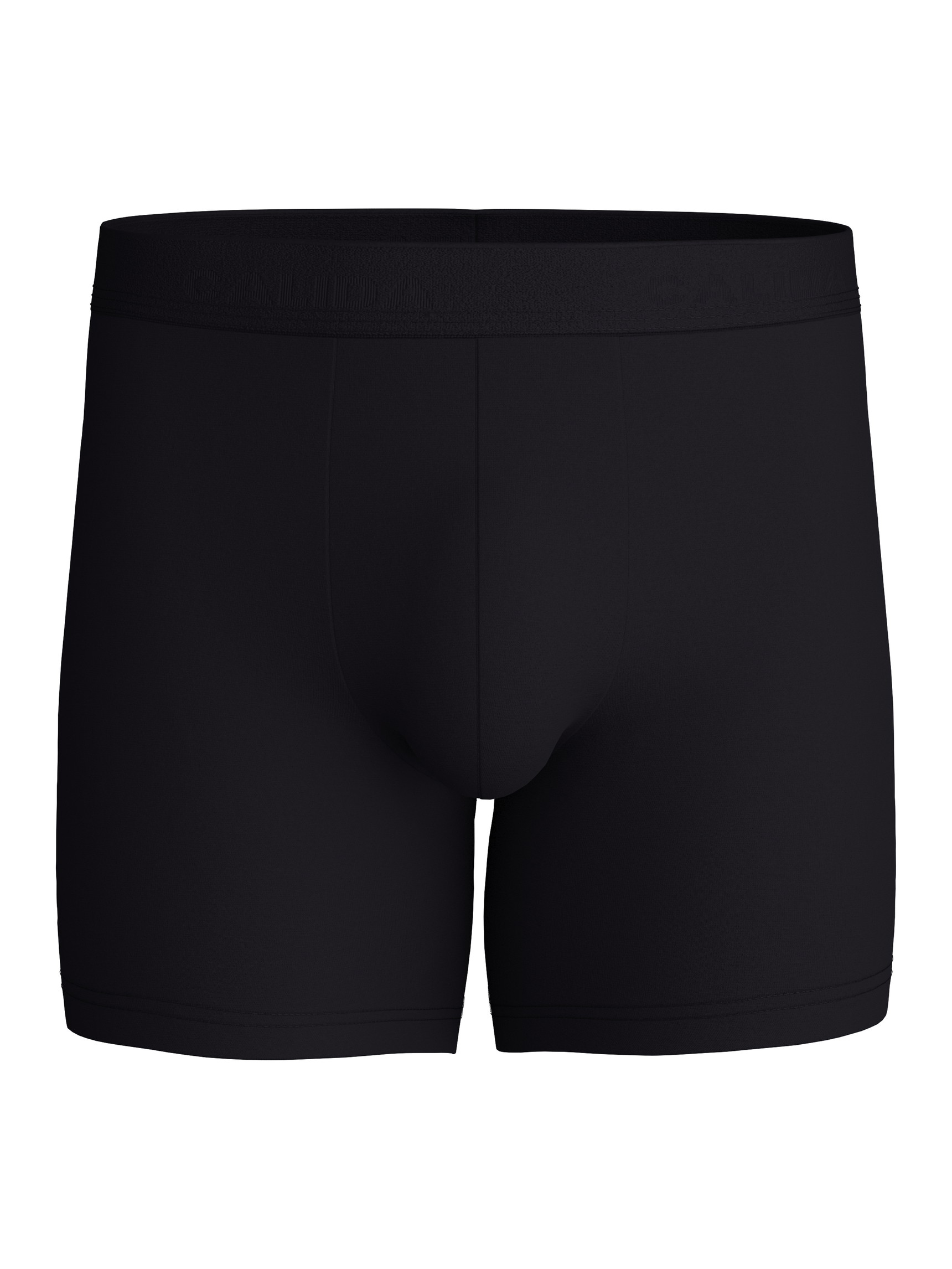 Herren - Boxer Brief mit langem Bein aus TENCEL™ in Schwarz, Einfarbig aus Serie Natural Cooling von CALIDA